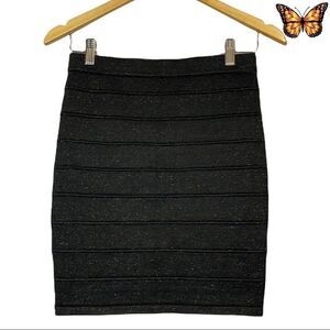 Smart Set Mini Skirt with Ribbed Detail Size Extra Small